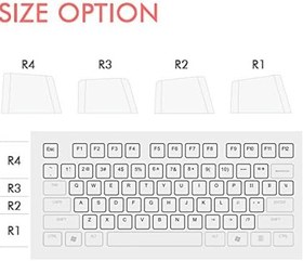 Resim DIYthinker Spor Bilardo Fiziksel Eğitim PBT Mekanik Klavye için Anahtar Kapakları Beyaz OEM İşaretsiz Baskı 
