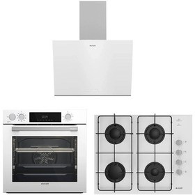 Resim Arçelik AFC 361 B Fibona - ADE 606-2 B - ADE 606-2 B Beyaz Gurme Ankastre Set 