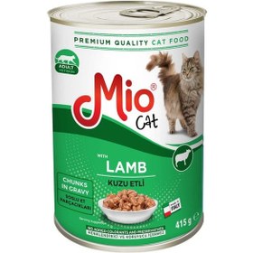 Resim Mio Kuzu Etli Konserve Yetişkin Kedi Maması 415 G 