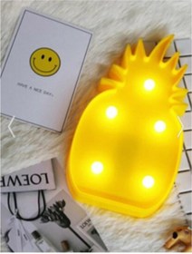 Resim LEDREYON Sarı Ananas Tasarımlı Ledli Masa Gece Lambası 