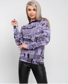 Resim Sara Gok Kadın Sweatshirt Çift İplik 306575556 Leylak 
