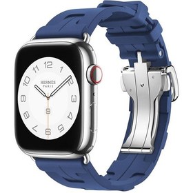 Resim Watch 7 45mm Spor Görünümlü Clo Krd-94 Silikon Kordon-lacivert 