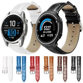 Resim Samsung Galaxy Uyumlu Watch8 / Wacth8 Klasik 22mm Xdfind Bambu Doku Pin Toka Deri Saat Bandı Mavi 