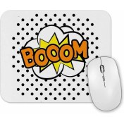 Resim Baskı Dükkanı Booom Baaam Pooof Pooow Mouse Pad 