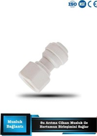 Resim Su Arıtma Cihazları Uyumlu Musluk Altı Quıck Bağlantı Aparatı 