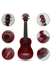 Resim Fourtune Elio UKS-21RD Soprano Ukulele Maun Hakiki Ağaç (ÖZEL SERİ) 