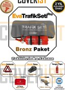 Resim COVERİST Eva Trafik Seti Plus - 1 KG Yangın Tüpü - 2 Yıllık - Gri - Bronz Paket 