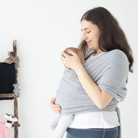 Resim Discovery Gri Bebek Kanguru Sling - TEK BEDEN 