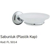 Resim Fulya Sabunluk Plastik Kap Krom 25 