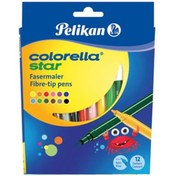 Resim Pelikan Keçeli Boya Kalemi Colorella Karton 12 Renk C302 