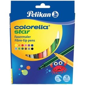 Resim Pelikan Keçeli Boya Kalemi Colorella Karton 12 Renk C302 