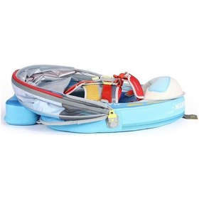 Resim Mambobaby Yüzme Simidi - Speedy Boat, Emniyetli, Gölgelikli Ve Ayak Destekli 