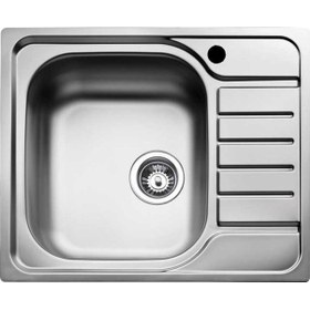 Resim Teka Classic 1B ½ D 580.500 Paslanmaz Çelik Sağ Eviye 