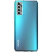 Resim Gpack Huawei P Smart 2021 Kılıf Kamera Korumalı Şeffaf Silikon 
