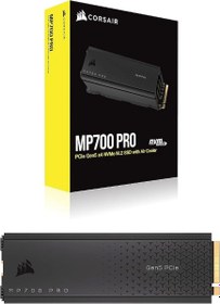 Resim CORSAİR MP700 PRO 1TB HAVA SOĞUTUCULU PCIe Gen5 x4 NVMe M.2 SSD Air Cooler 1 TB 