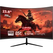 Resim Xaser XR-238CF 23.8" 200Hz 0.5ms Va Panel Full Hd Freesync, G-Sync Destekli Rgb 1500R Curved Gaming Monitör 