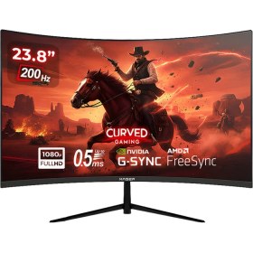 Resim Xaser XR-238CF 23.8" 200Hz 0.5ms Va Panel Full Hd Freesync, G-Sync Destekli Rgb 1500R Curved Gaming Monitör 