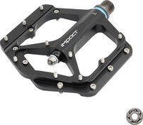 Resim CLUT Alüminyum Bisiklet Pedalı Tek Rulmanlı Siyah PDL-229 