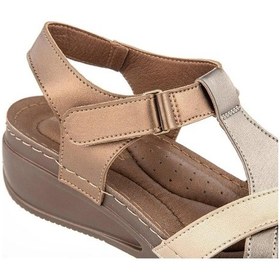 Resim Muya Orthopedix Simbole Anatomik Dolgu Topuklu Yumuşak Tabanlı Kadın Sandalet 33209 001 