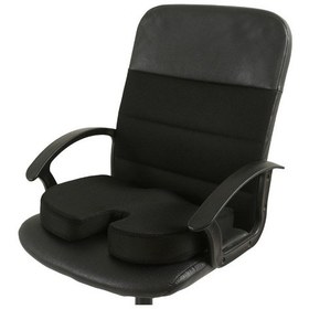 Resim Sones Ofis Jel Yastık Güzellik Kalçaları Anti-hemoroid Yastık Örgü Kumaş Siyah 