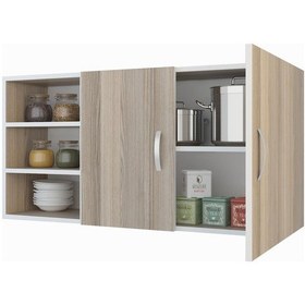 Resim Kenzlife hazır mutfak castus22 crd 060*120*22 mutfak banyo dolabı kapaklı raflı 