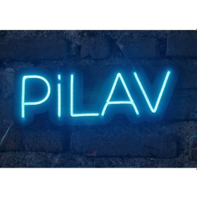 Resim Pilav Yazılı Neon Led Duvar Aydınlatması 