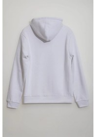 Resim Erkek Kapüşonlu Cepli İçi Polarlı Sweatshirt Çok Renkli 