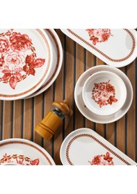 Resim Perotti Danish Rose 14 Parça Seramik 6 Kişilik Kahvaltı Takımı Çok Renkli 