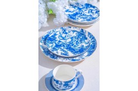 Resim Acar Destinee 6 Kişilik 19 Parça Porselen Pasta-Ikram Seti NCY-07080 