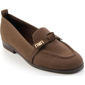 Resim Kahve Kadın Loafer Ayakkabı K01327025182 Kahve 