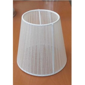 Resim Feyza Design Krem Renkli Organize Kumaş Avize Kol Şapkası 14X9 Cm, 1 Adet 