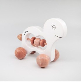 Resim Ahşap Kaplumbağa Beyaz 