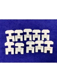 Resim Perde Ruleti Korniş Stopu Vidalı Perde Düğmesi 20 Adet Perde Fina 