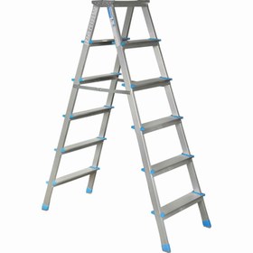 Resim Seçkin 6+6 Çift Çıkışlı Alüminyum Merdiven (Tİ 106) 