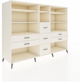 Resim Kronos Dolap 8 Raflı 7 Çekmeceli 220x59x163 Aytaşı-aytaşı Aytaşı-aytaşı 