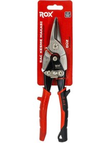 Resim Rox 0254 Mafsallı Sac Kesme Makası 10" 250mm Düz Kesim 