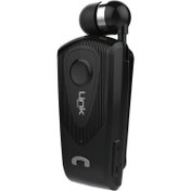 Resim LINKTECH VL8 BLUETOOTH HEADSET MONO KABLOLU KULAKİÇİ KULAKLIK SİYAH 