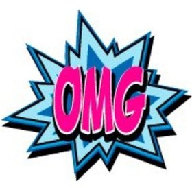 Resim Bay Etiket Cex11 Omg Cizgi Roman Efekti Sticker 