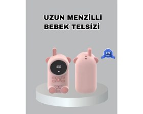 Resim Zero Land Mtxdpn Şarjlı Bebek Telsizi Uzun Mesafe 22 Kanal LCD Ekran Vox Modu 400 Mah 