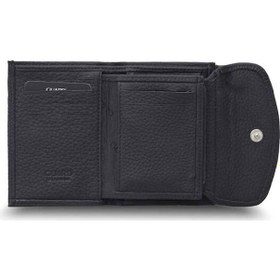 Resim Guard Mat Siyah Bozuk Paralıklı Kadın Cüzdan Çok Renkli 