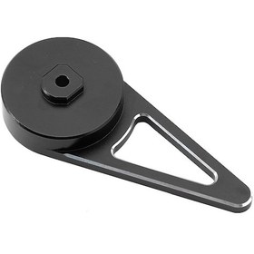 Resim Yunboo Alüminyum Alloy Siyah Direksiyon Kolu Kumanda Gönderici 7.43 3.3 1.4cm 