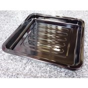 Resim abnturk 37X34CM Emaye Fırın Tepsisi Siyah Iç Dış Yüzeyi Sağlıklı Kaliteli Çinko Dikdörtgen Börek Tepsisi N34 