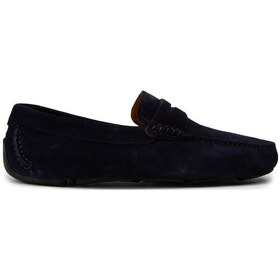 Resim Deery Erkek Hakiki Süet Lacivert Penny Loafer - E0920mlcvc01 