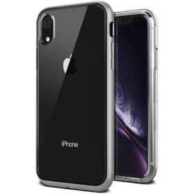 Resim Vrs İphone Uyumlu Xr İle Uyumlu Crystal Bumper Kılıf Steel Silver 