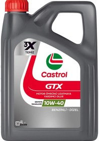 Resim Castrol GTX Ultraclean 10W-40 A/B Motor Yağı 