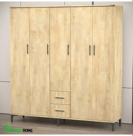 Resim Garaj Home Yaren 5 Kapaklı Dolap - Meşe 