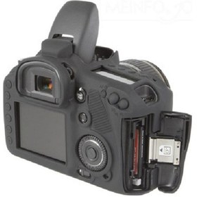Resim Easycover Canon 7D Silikon Kılıf Ecc7Db(Siyah) 