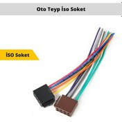Resim Oto Teyp Hoparlör Soketi Iso Soket 