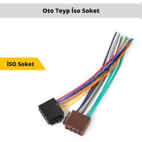 Resim Oto Teyp Hoparlör Soketi Iso Soket 