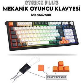 Resim Gameagle Strike Plus Mk-96x2abb Mekanik Işıklı Gamer Klavye 